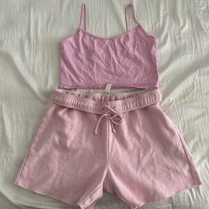 Pacsun pink lounge set